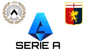 Udinese vs Genoa  ITALIAN SERIE A LIVE WATCHALONG [upl. by Switzer633]