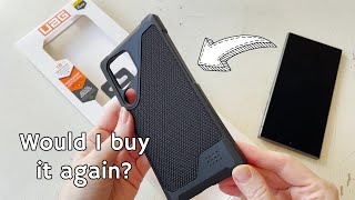 UAG Black Phone Case for Samsung S24 Ultra Demo and Review [upl. by Anaet984]