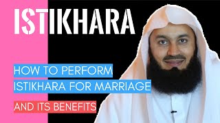 Istikhara How to perform Istikhara prayer for marriage amp its benefits I Mufti Menk 2019 [upl. by Kir]