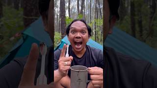 SIMPLE ideas you should know 🪥 camping survival bushcraft outdoors lifehack [upl. by Lusar]