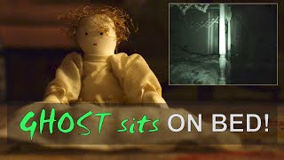 Haunted Myrtles Plantation  Ghost sits on the bed [upl. by Thurnau]