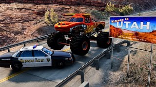 Extreme Downhill Racing with EL TORO Loco Monster Jam Truck [upl. by Bolling]