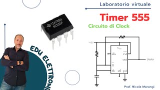 Tutto sul Timer 555 Funzionamento Simulazione su Falstad e Tinkercad  eduelettronica [upl. by Wiltsey]