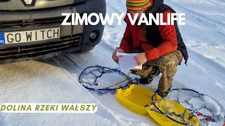 Zimowy vanlife Dolina rzeki Wałszy [upl. by Ynetsed844]