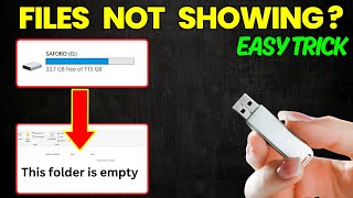 Files and Folders Not Showing In Drive Even Though It Exist SSD HDD Flash Drive and others [upl. by Dotty]