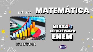 ESTATÍSTICA prt 22  MATEMÁTICA MISSÃO 100 DIAS PARA O ENEM  AULA 75  PROF REVSON [upl. by Igal]