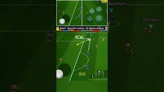Tutorial passing skill Pinpoint Crossing ✅✅😅 by David Beckham efootball efootball2025 [upl. by Stoll]