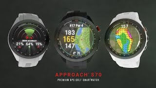 Garmin  Approach S70 premium GPS golf smartwatch [upl. by Nohsad]