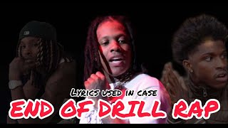 LIL DURK LYRICS USED IN NEW CHARGES DRILL RAP IS OVER [upl. by Hluchy297]