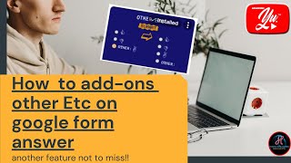 USE OTHER ETC IN GOOGLE FORM ANSWER SHARE GOOGLE FORMSEXCEL UPLOAD FILES TO FOLDER IN DRIVE [upl. by Schulman262]