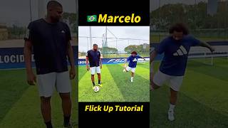 Marcelo Flick Up Tutorial！football footballshorts footballskills [upl. by Salta]