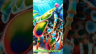 quotThe Mantis Shrimp Ocean Heroquot shorts shortvideo mantisshrimp animalfacts [upl. by Natye]