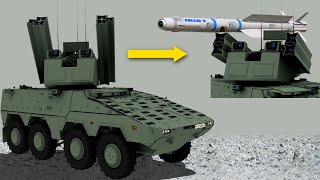 Rheinmetalls Genius Idea New Boxer Vehicle Armed with 4 IRIST missiles and a 40mm cannon [upl. by Koppel]