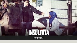 Come reagiscono gli italiani se insulti una ragazza col velo [upl. by Delanos]