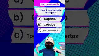 Quiz dos AUMENTATIVOS com Nonozinho quiz aumentativo grauaumentativo [upl. by Omora]