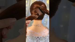 Faux Waterfall braid 🌺shorts shortvideos hairstyle longhair 1million newhairstyleforgirls [upl. by Rowena]