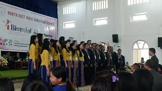 Mizoram Synod Choir  NEICC At Jalukie Town Local Baptist Church Nagaland [upl. by Harri960]