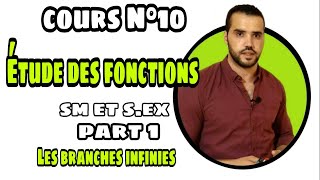 🔥 Étude des fonctions  Branches infinies 1 Bac SM amp SEx Cours amp exercices Part 1 ✔️ [upl. by Ramoh285]