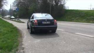 Passat W8 Sound by Individual Exhaust [upl. by Ker607]