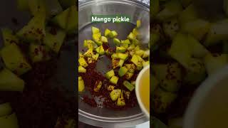 Quick mango pickle recipe foodblogger recipe food happyfamily [upl. by Nehepts268]