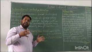 Class XII Pol Sci Indias External Relations Part 1 [upl. by Ibbob764]