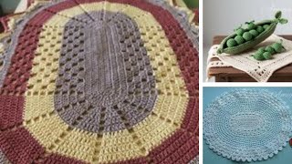 Crochet Tablecloth  Beautiful Crochet Tablecloth Models  Amiga Crochet [upl. by Eseneg]