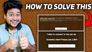 How To Solve Outdated Client Problem in Minecraft  How To Fix Outdated Server Proxy Minecraft [upl. by Konyn]