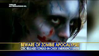 CDC Guide Warns of Zombie Apocalypse [upl. by Gerda]