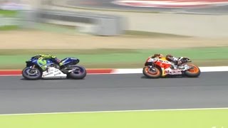 MOTOGP MONTMELO ROSSI VINCE GARA INCREDIBILE [upl. by Nimesh]