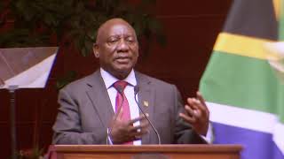 President Cyril Ramaphosa signs into law the National Health Insurance Bill PresidencyZA [upl. by Anilatak]