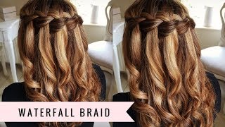 Waterfall Braid by SweetHearts Hair [upl. by Atal]