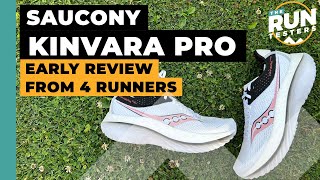 Saucony Kinvara Pro Early Review From 4 Runners We test the maxstack carbon Kinvara [upl. by Ydisahc183]