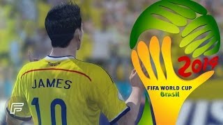 James Rodríguez  All 6 Goals In 2014 World Cup Brazil FIFA Remake [upl. by Brina]