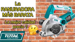 Ranuradora de pared 1500w  acanaladora de concreto TOTAL Tools [upl. by Acissej]