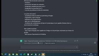 Lettre de motivation parcoursup avec ChatGPT [upl. by Ardelle338]