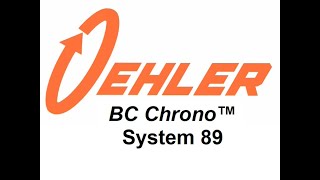 Oehler Research System 89 BC Chrono™ Software Demo [upl. by Ahseia]