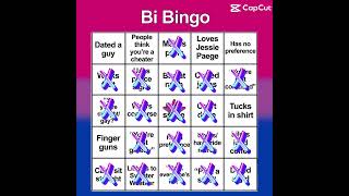 Bi bingo 🩷💜💙 [upl. by Schwing120]