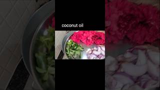 Hibiscus hair oil for all hair problemsPromotes hair growthNatural hair oil youtubeshorts [upl. by Inkster]