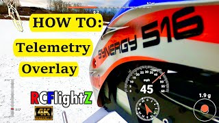 HOW TO Onscreen Telemetry Overlay [upl. by Firman24]