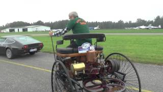 Benz PatentMotorwagen No1 in Action [upl. by Gilman]