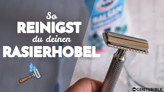 HowTo So REINIGST du deinen RASIERHOBEL richtig [upl. by Cyrill]