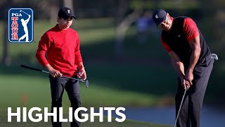 Tiger and Charlie Woods’ best shots from PNC Championship  2022 [upl. by Nasho826]