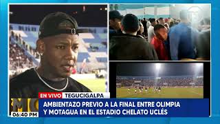 Romell Quioto presente en el estadio en la gran final de fútbol hondureño [upl. by Naxela]