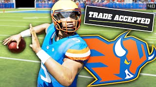 I Traded For a New Quarterback at The Deadline Madden 24 Anchorage Bisons Relocation Franchise [upl. by Aisat]