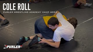 Cole Roll  Double Leg Defense  Purler Wrestling Academy Camps [upl. by Lledroc]