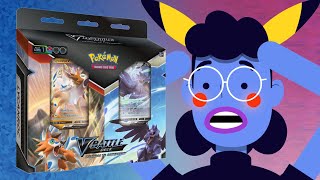 Pokémon TCG V Battle Deck Lycanroc vs Corviknight  Review [upl. by Grand]