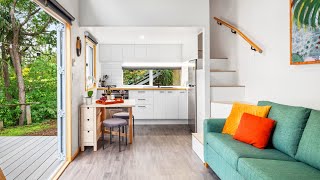 Incredibly Beautiful Pohutukawa Tiny House with Double Lofts for 6 People [upl. by Akena]