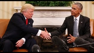 Trump Meets Obama at White House for First Time  Full Special Report [upl. by Amsed586]