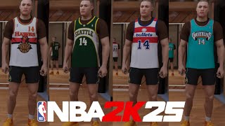 Where to find hardwood classic jerseys in NBA 2K25 [upl. by Dreyer902]