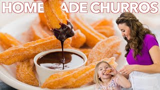 How To Make Easy Homemade Churros  Churros Recipe [upl. by Weiman]